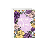 Load image into Gallery viewer, Floral Mother&#39;s Day Card (Purple)
