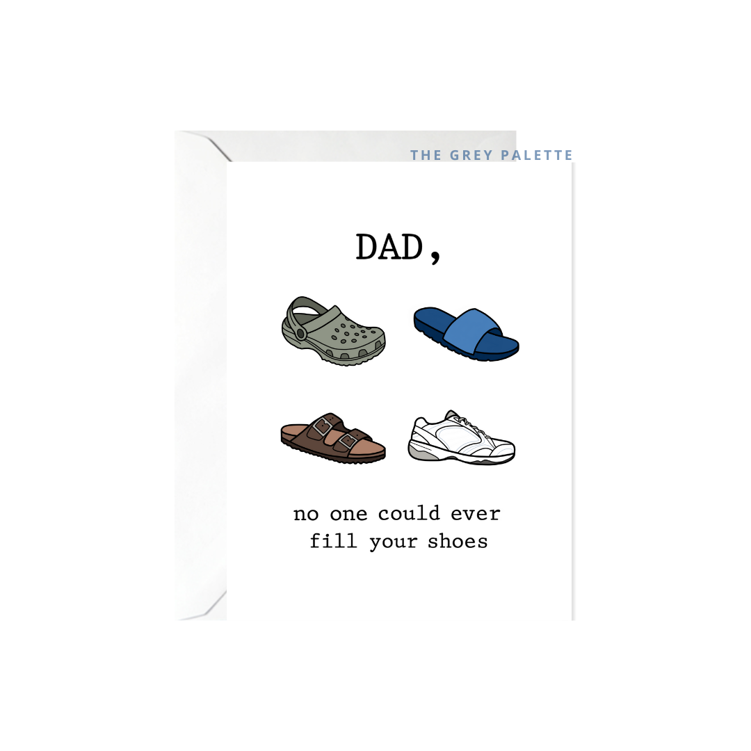 Dad Shoes Card