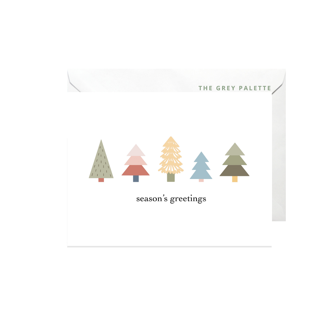 Season's Greetings Boho Card