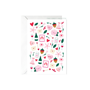 Pattern Valentine's Day Card