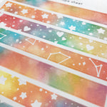 Load image into Gallery viewer, Tie Dye Washi Sticker Sheet
