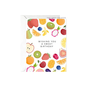 Sweet Fruit Birthday Card